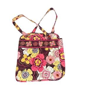 Vera Bradley Perfect Pocket Tote in Buttercup Shoulder bag large top